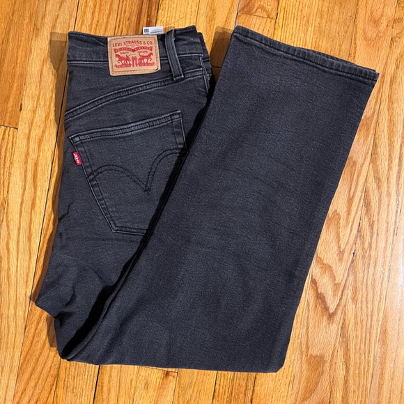 Levi's Denim - Blank Levi’s Ribcage Straight Ankle Jeans